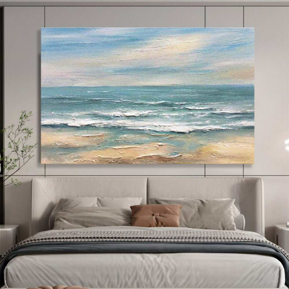 coastal seaside abstract painting design 7